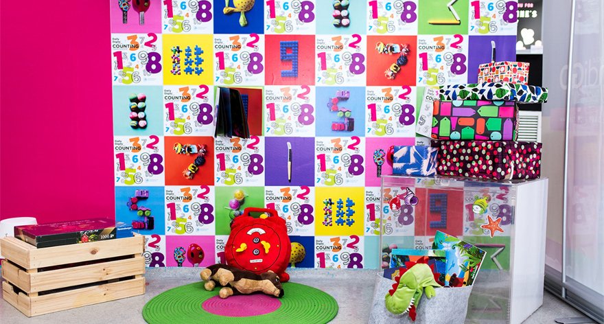 HPGraphicArts's tweet image. For her one-of-a-kind Daily Digits Counting books, @Dianholton used HP SmartStream Collage to automatically create unique designs, based on combinations of basic elements.