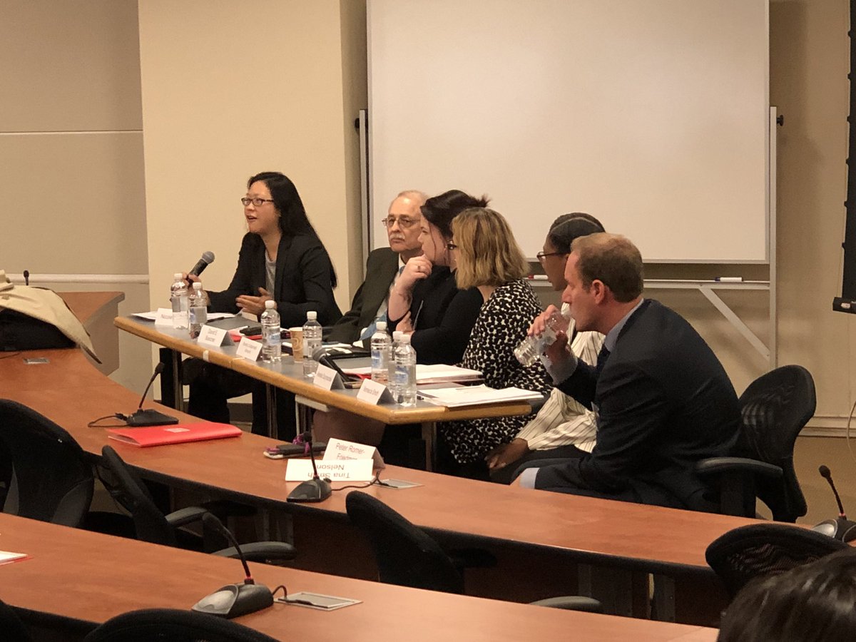 UDCLaw's tweet photo. #udclaw alum Nicole Tuchinda introduces #disability and the #military community at #udclawsymposium with David E. Boelzner @PullerClinic, Brandy Disbennett-Albrecht, Peter Romer-Friedman, Vernecia Smith, and Aniela Szymanski @akszymanski @UDC_LawReview https://t.co/x1L7cja8uk