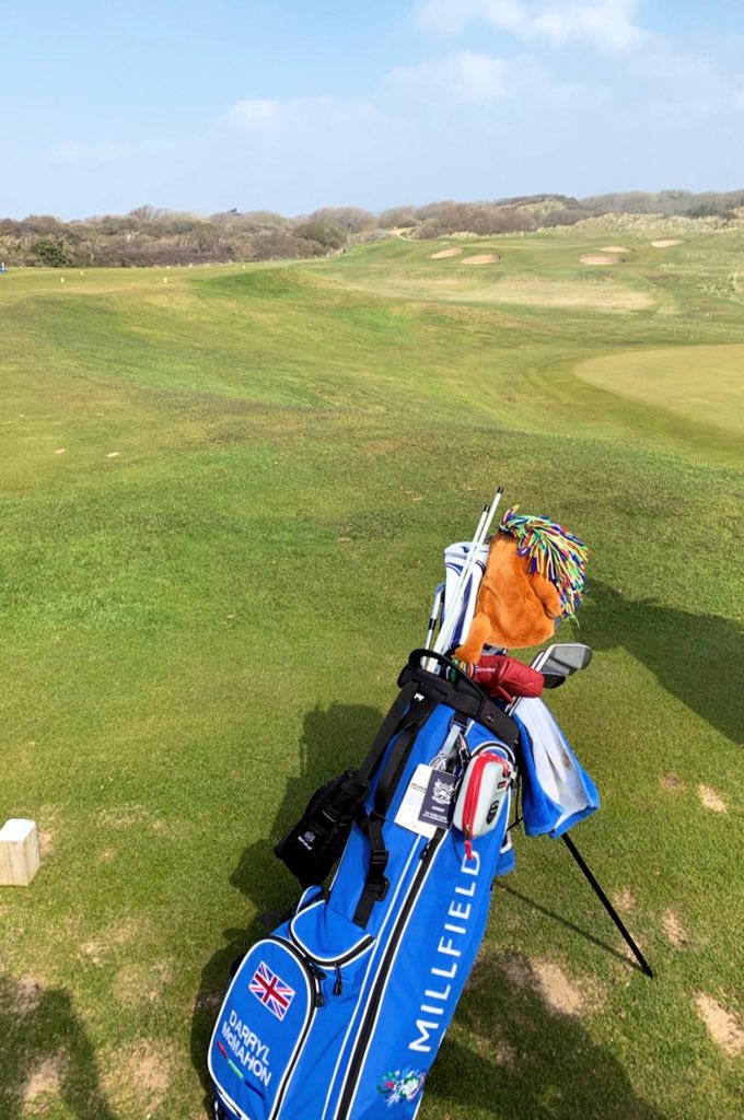 Great to be back at <a href="/BurnhamBerrow/">Burnham & Berrow</a> ready for the Brent Knoll Bowl. Team doing a bit of practice ahead of tomorrow. <a href="/tobycliftonholt/">Toby Clifton-Holt</a> @davegregory92 <a href="/lewiscass/">Lewis Casserley</a> @darrylmc90 <a href="/MillfieldGolf/">MillfieldGolf</a>
