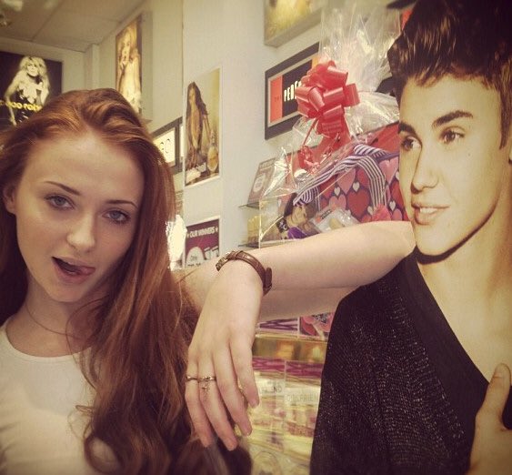 sophie turner justin bieber