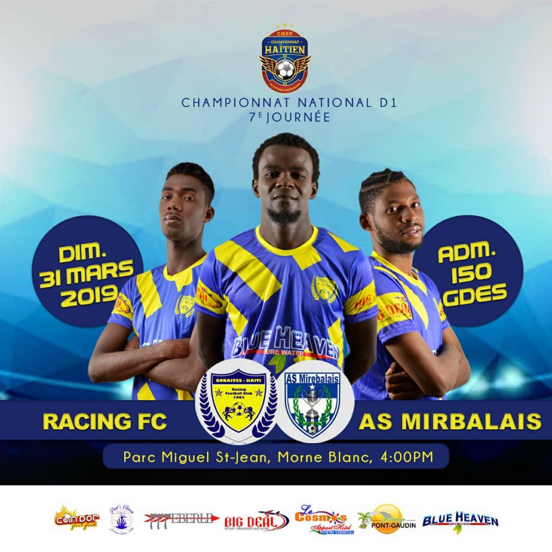 Racingfcgves's tweet photo. Batay la ap rapouswiv. 7e jounen. #3eVitès @fhfhaiti https://t.co/mDmHEMyyCj