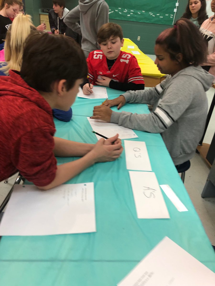 thesandersonian's tweet image. So proud of these kids today! They were focused on answering questions about the atmosphere at station tables! #CMSscience