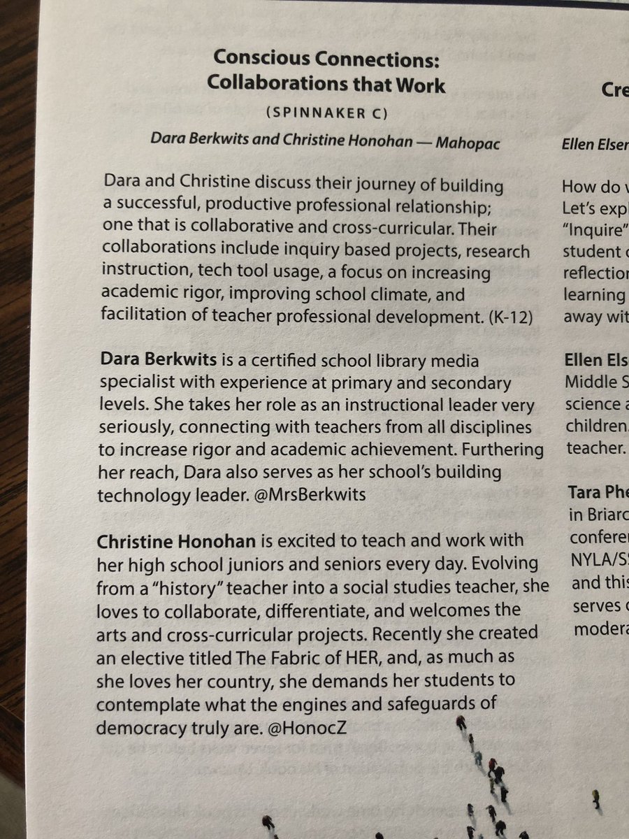 MrsBookwits's tweet photo. Spent the day with @HonocZ and local school librarians. Christine and I shared our story, hoping to inspire others to reach out and grow their connections. I think we accomplished our task! #LibCon19 @jmannozzi @PacHS_Principal https://t.co/2HcjuEXEGs