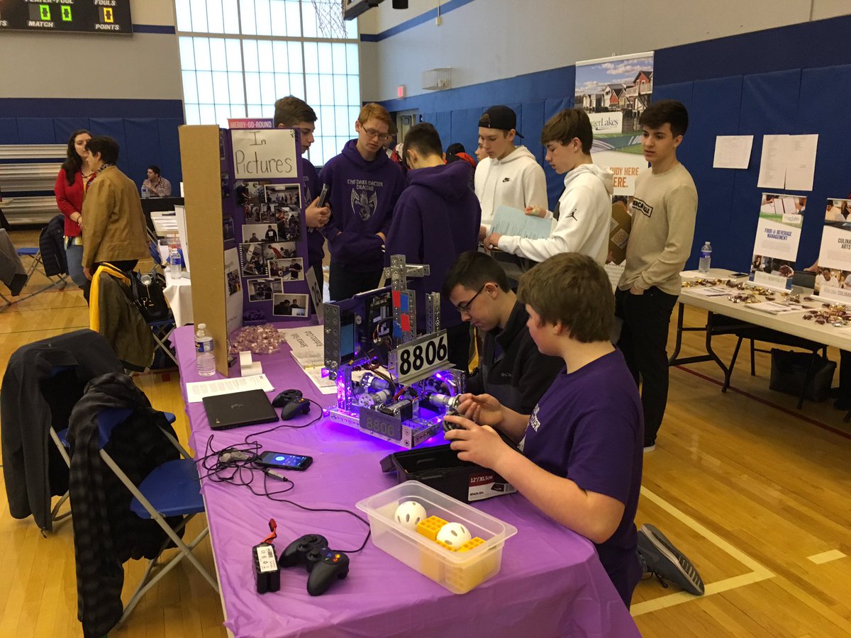 Joined Mynderse Academy students at Career Fair.  Thanks Seneca County partners for providing this great opportunity for our students.  #SFCSDPROUD