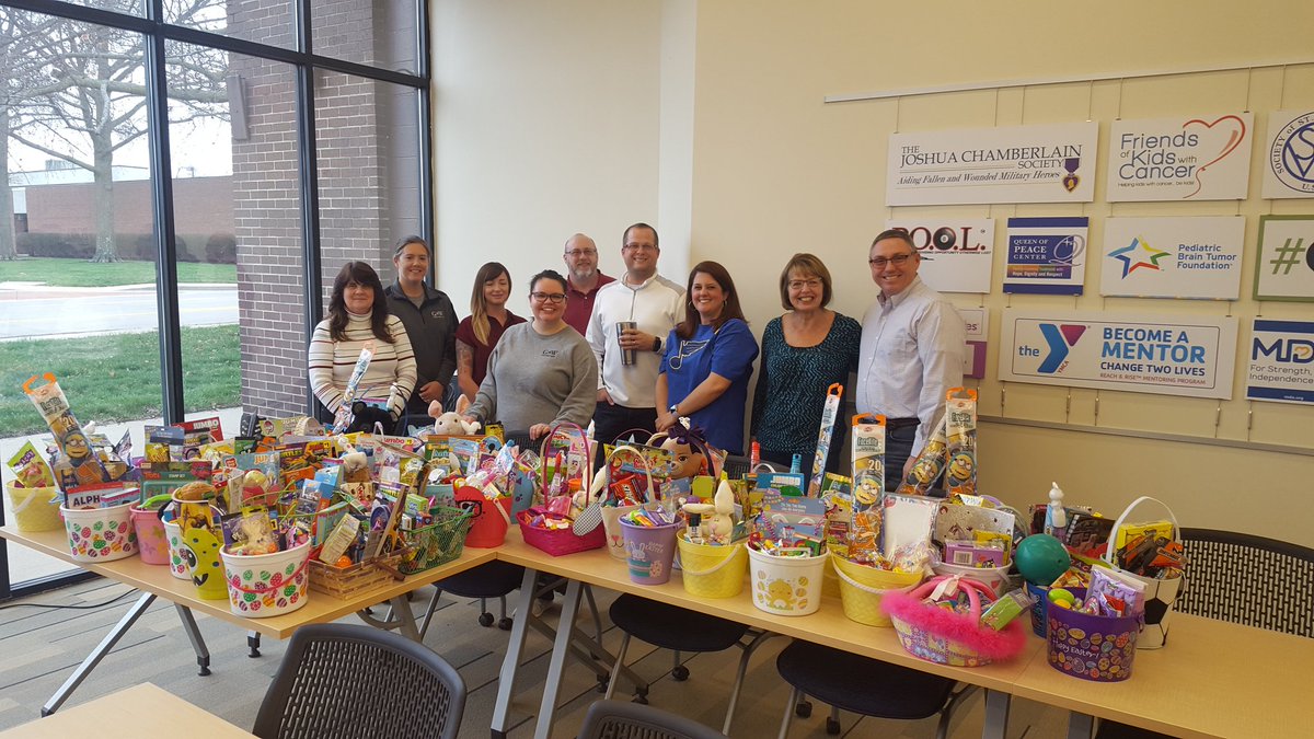 AlleluiaBaskets's tweet photo. Alleluia Baskets with G &amp; W Engineering. #GWgives This is the second year wonderful group donated items and filled 31 Easter baskets! #alleluiabaskets 
Thanks! What a great way to start the weekend! https://t.co/S0LvXY3kcr