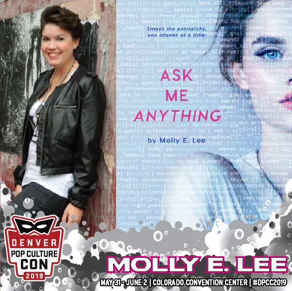 fanexpodenver's tweet photo. Molly E. Lee is debuting her newest teen romance novel, Ask Me Anything – just in time for Denver Pop Culture Con (formerly Denver Comic Con) 2019! https://t.co/M2RtK9XFOA #DPCC2019 #FormerlyDenverComicCon #DPCC_Authors #MollyELee @MollyELee https://t.co/NbOvy7D3DS