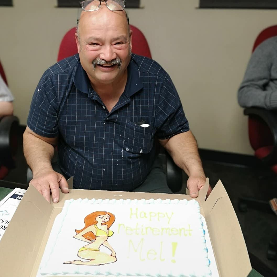 ImpactPrinters's tweet image. Mel Fisher started with Impact way back Jan 3 1995.  Today is Mel's official last day for retirement. Mel has run every press in the shop and fixed and built everything else. We'll be call him when the next thing needs fixing. Happy Retirement Mel!