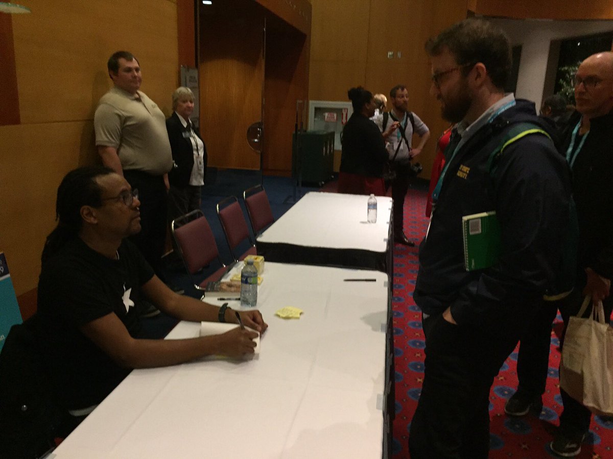 rasputinguts's tweet image. Very lucky to’ve met @colsonwhitehead and Paul Beatty yesterday at AWP #justdontfuckitup #theundergroundrailroad #thesellout
