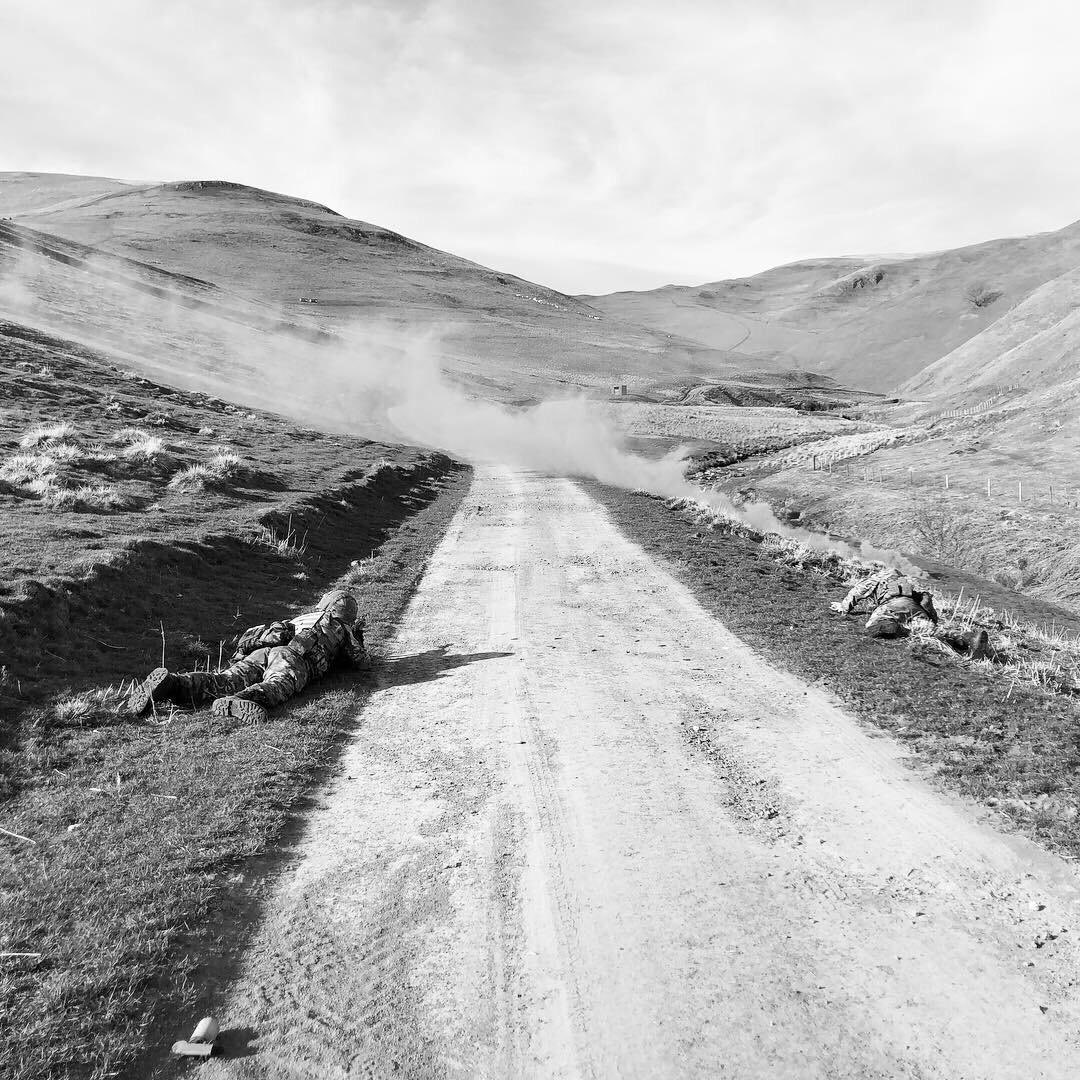 176Bty's tweet photo. Some more snaps of our dismounted close combat exercise: focussing on detachment cohesion, fieldcraft, section attacks, close target recces & ambush drills.
#AbuSpirit #soldierfirst #MLRS #BritishArmy #DivFires #DivArty #ubique #RoyalArtillery #TheDivDeep #soldier #fieldcraft https://t.co/S5Q7DxsXGo