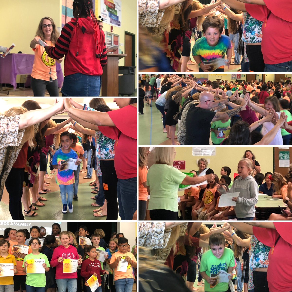 Loved how celebrated as a school community our 2-5 Stingers today (for attendance, academics, character to name a few)....We have AMAZING students and families !!😀