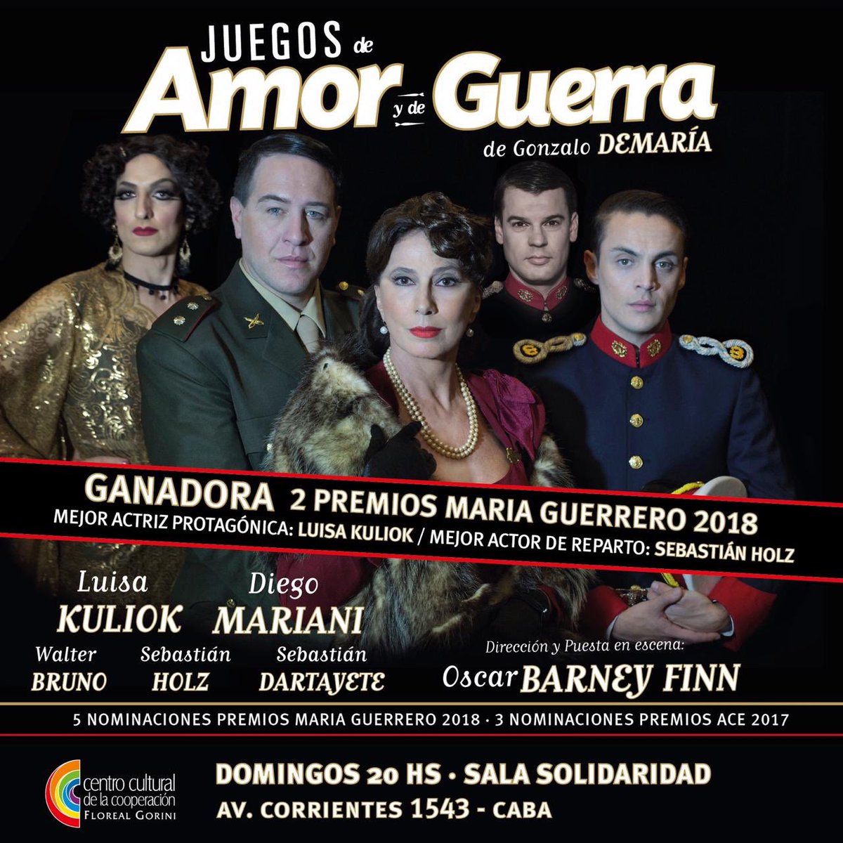 Quedan 2 funciones. Domingo 31/3 y domingo 7/4.  Últimos encuentros. Lxs esperamos!