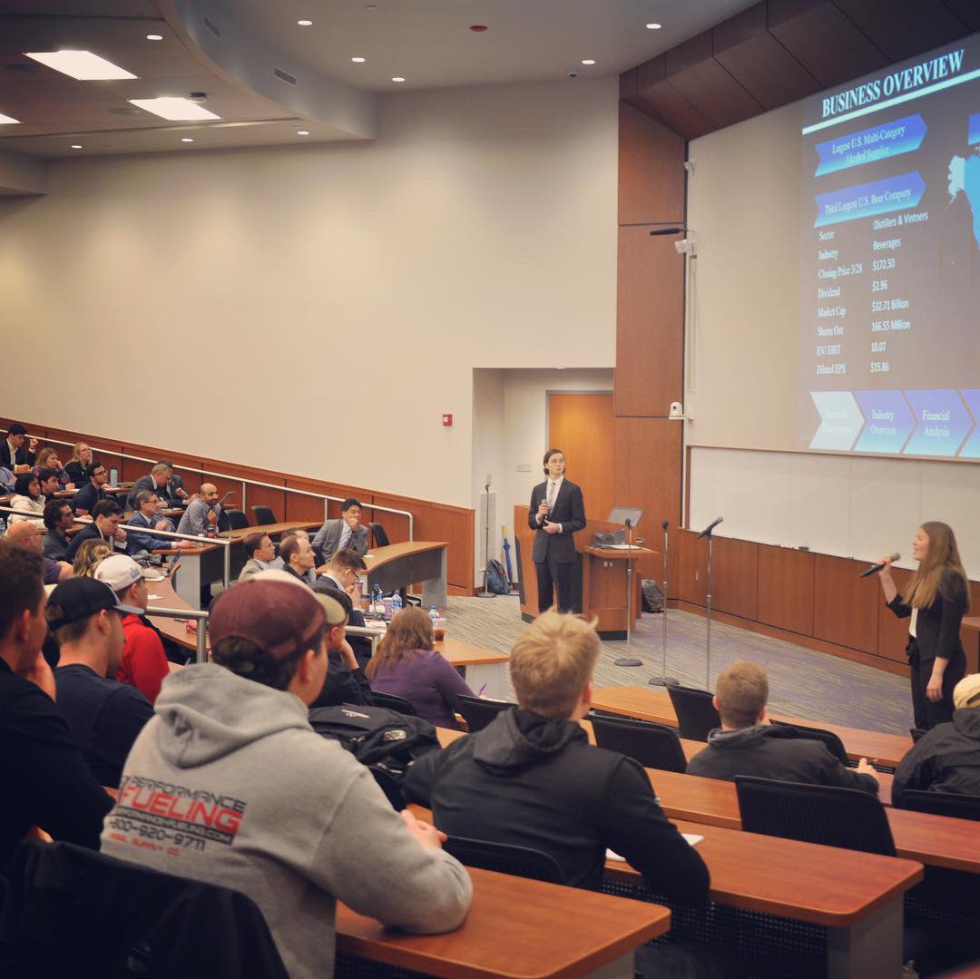 KStateBusiness's tweet photo. If you're looking for a hot stock tip, these students have you covered. This afternoon we gave out $10,000 in prizes at the Gates Capital Stock Pitch Challenge! Congrats to all of the finalist teams! https://t.co/x5rOE2gade