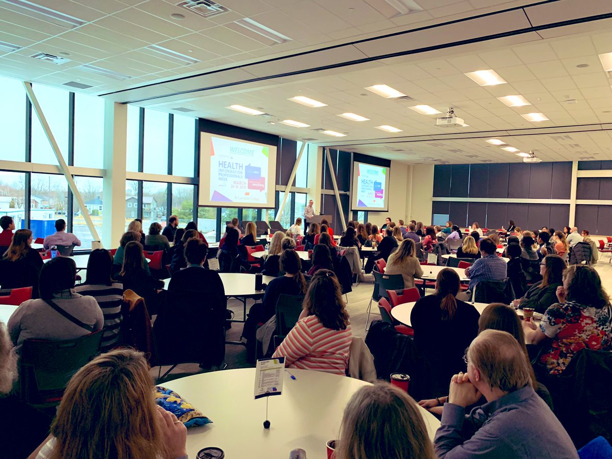 gvollebregt's tweet photo. Was pleased to welcome a room full of Health Information Professionals to our @whatsinsideslc Kingston Campus this morning! #HIPWeek19 https://t.co/gV6JF5FrkI