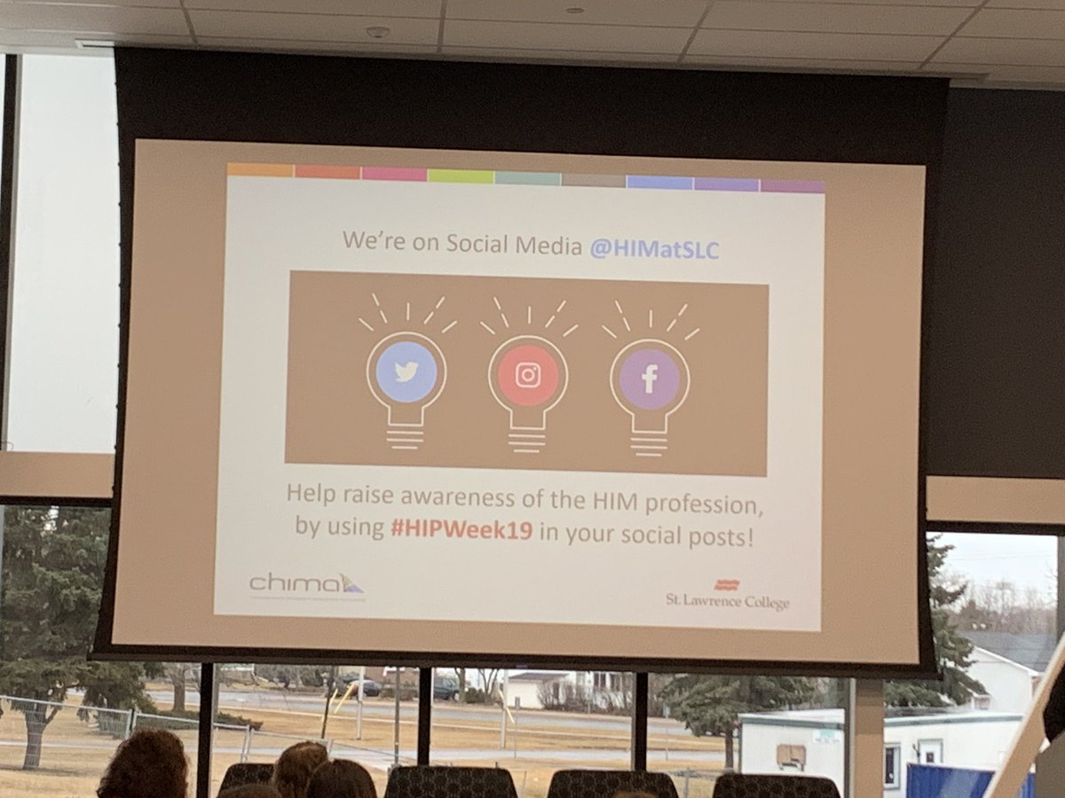 gvollebregt's tweet photo. Was pleased to welcome a room full of Health Information Professionals to our @whatsinsideslc Kingston Campus this morning! #HIPWeek19 https://t.co/gV6JF5FrkI