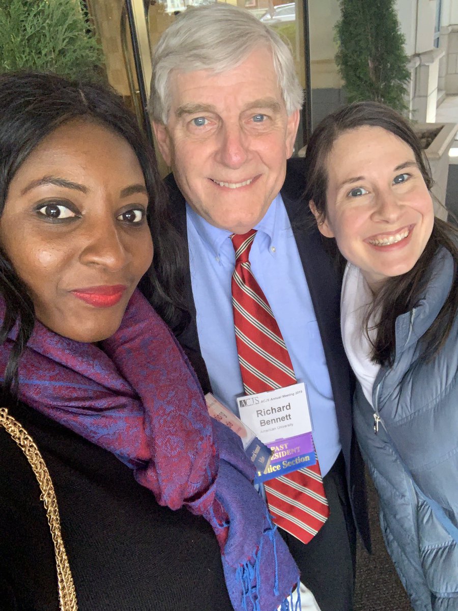 didified's tweet image. Roomies at the Doctoral summit meet with Past President of the Academy of Criminal Justice Sciences Dr. Richard Bennett. Scavenger hunt completed @ACJS_DocSummit #ACJSDoctoralSummit #PastPrezACJS #ACJS2019