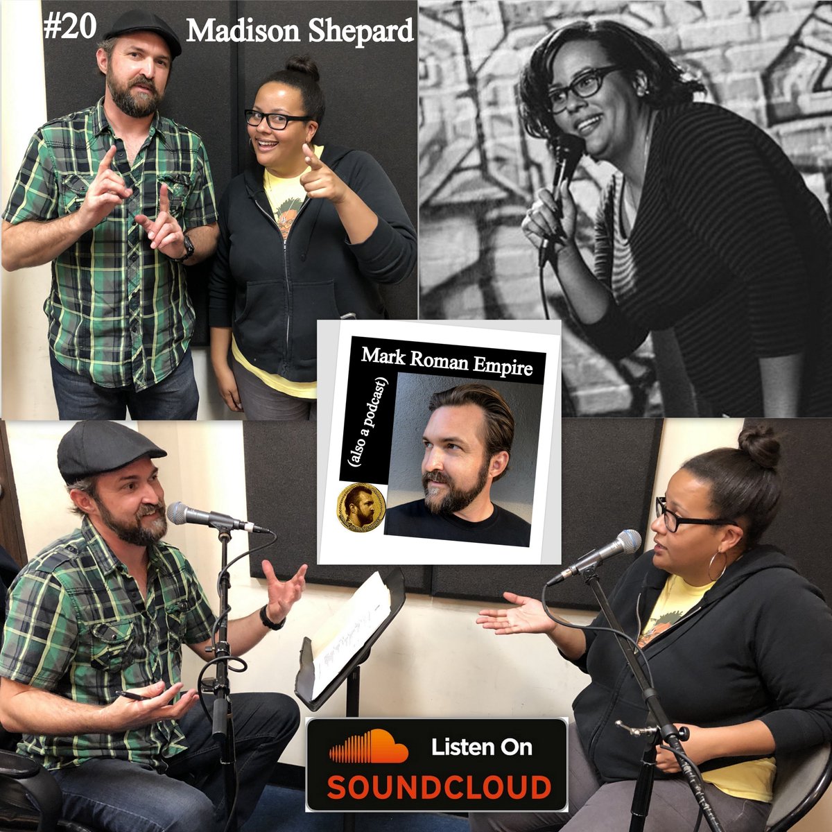 TheMarkRoman's tweet photo. #LISTEN on #SoundCloud!
#20 @MadisonShepard
#standup #comedian #writer #actress #host
from "Empty Space" on #Amazon @PrimeVideo
2 eps #ComedyCentral Digital’s “Saturday Morning-ish Cartoons”
#MadisonShepard #comedy #actorslife 
#MarkRomanEmpire #podcast
https://t.co/1V8T8sJR0G https://t.co/01AuJaGSfG