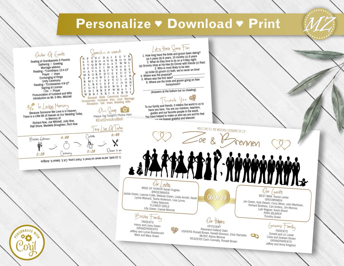 Custom_Invites's tweet image. Silhouette Custom Fun Inforgraphic Wedding Program Template 8x5" - Choose Your Silhouettes! etsy.me/2Ox1Yqs #weddings #invitation #silhouetteprogram #funweddingprogram #infographicwedding #weddingprogram #weddingtemplate #weddingprintable #weddingsilhouette
