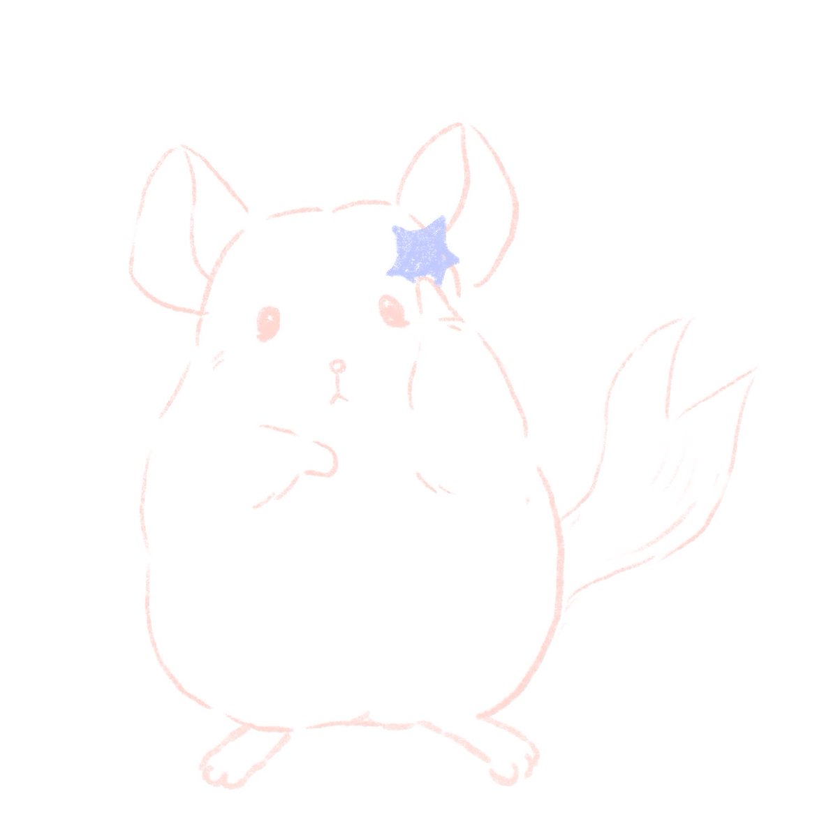 ぽこじろう 小動物系 癒しcreator V Twitter マリン柄が好きなので 近々パステルカラーのチンチラちゃんデザインを作りたいです٩ ۶ 忘れない内にデザイン案カキカキ イラスト チンチラ パステル