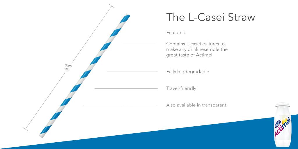 Introducing our newest innovation: The L-Casei Straw. Coming soon.