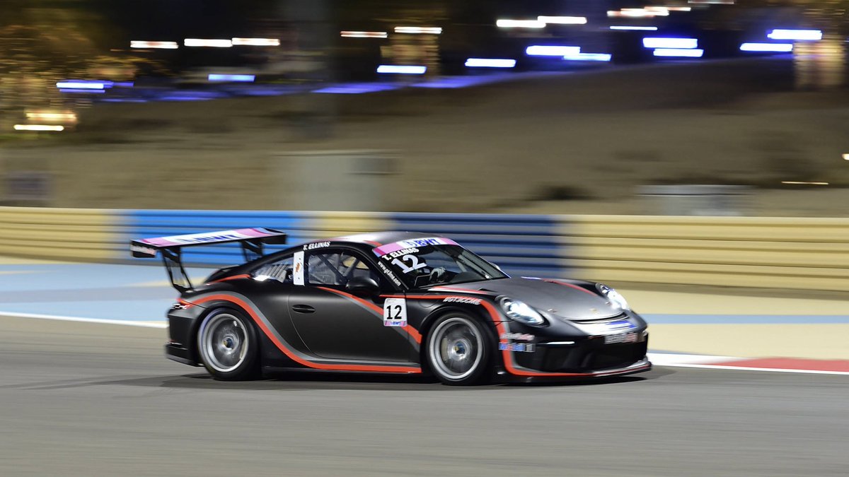 BAH_Int_Circuit's tweet photo. Tio Ellinas is on pole at the end of the Porsche #GT3CCME qualifying sessions! https://t.co/BHXwMcYMcp