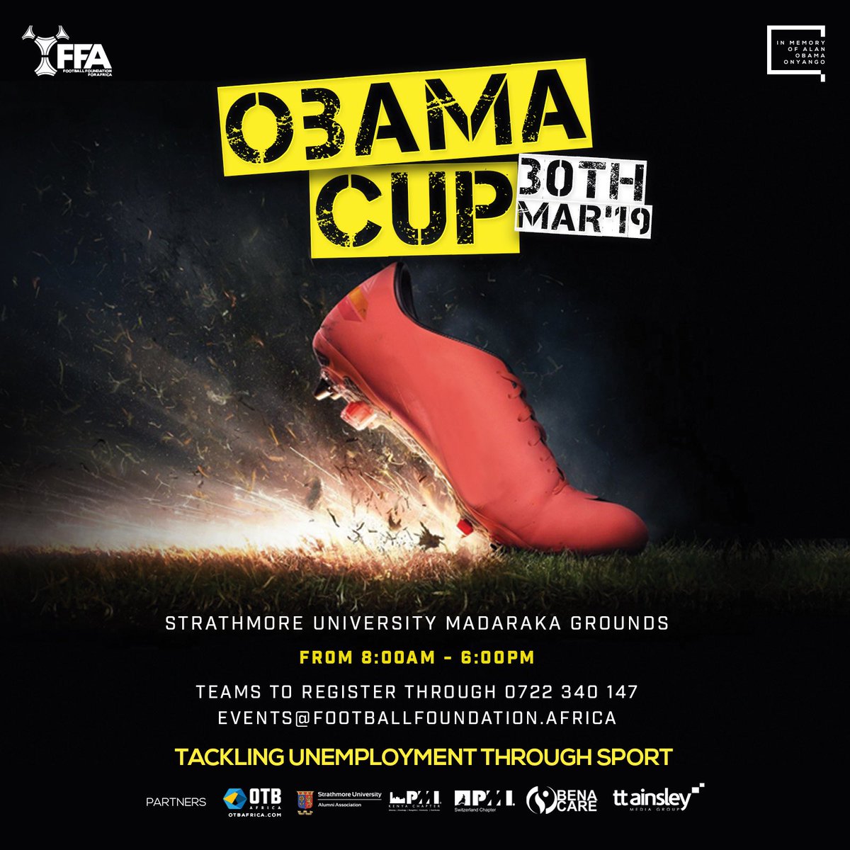 CapitalFMKenya's tweet photo. The annual #ObamaCup tournament is played in honour of Alan “Obama” Onyango.
The event aims to tackle unemployment through sports! https://t.co/U0zPANK8NZ