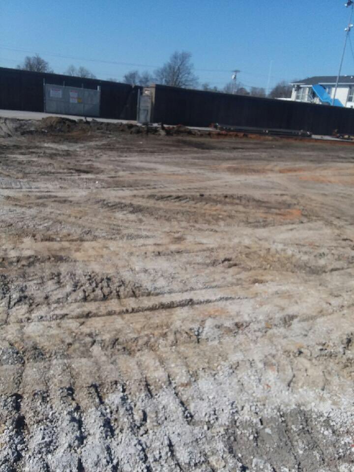 PadRiverport's tweet photo. The sub grade and excavation is complete for our @DeltaRegional Ground Hardening Project! 

Construction of our 14 inch concrete slab should begin soon! #ContainerOnBarge #PortOfPaducah #DeltaRegionalAuthority https://t.co/yy7hNkMBoc
