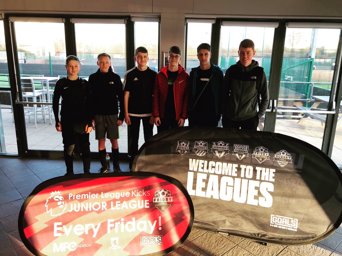 goals_teesside's tweet photo. Another new team joining the u14s league tonight! Good luck to the lads from Slumdog Mignolet! #goals #soccer #football #gameonatgoals https://t.co/yJGEvJfHDT