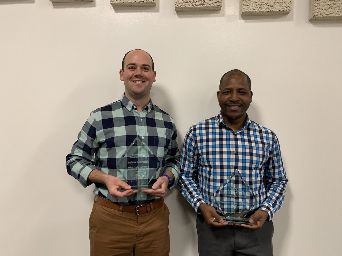 HiralChoksi's tweet photo. Congratulations @drmerando, Cory Cheatham, @jabberj11 @maureendlyons on receiving well-deserved medical student teaching awards! (Sorry ladies, didnโt get your picture) #academichospitalists @DrBuckholdSLU @im_slu #sluim https://t.co/yFbkwTY84E