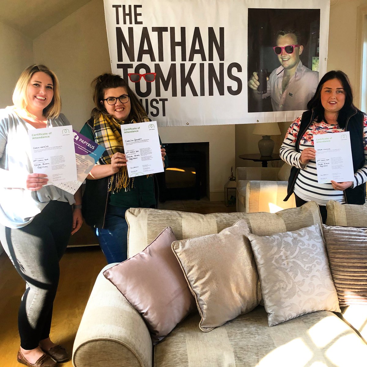 Caz, Steph and Carly went to a mental health awareness and suicide prevention training day 👩🏼‍🎓

Organised by <a href="/nath_t_trust/">The Nathan Tomkins Trust</a> it was hugely informative! We’d like to say a thank you to the trust and to the speakers from <a href="/MHFAEngland/">MHFA England®</a> and <a href="/PAPYRUS_tweets/">PAPYRUS</a>

#Itsoknottobeok
#GFYFC

<a href="/NFYFC/">NFYFC</a>