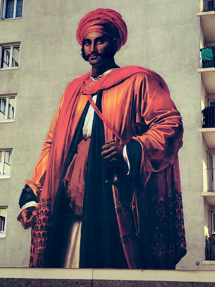 ValloireHabitat's tweet photo. #juliendecasabianca a posé un nouveau  #collage sur #résidence #valloirehabitat à #Montargis  : un indien, oeuvre de #Girodet Pour réinterpréter l’histoire d’un personnage de tableau #outingsproject #arteverywhere #artist #streetart #musee_girodet #agglomerationmontargoise https://t.co/4TbKiKreUx