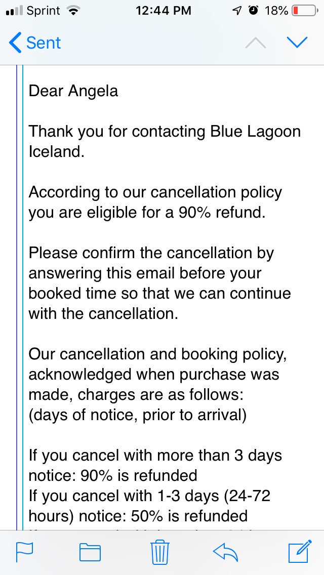 nanglgrl1976's tweet photo. Thanks for kicking me when Iโm down Blue Lagoon. First WOW Air stole my hard earned $2000, now Blue Lagoon canโt make an exception to their policy and refund the full amount of a reservation made last week for a trip two months away. #bluelagoonIS #WowAir #wowairlines #Iceland https://t.co/WFof0gB4mV