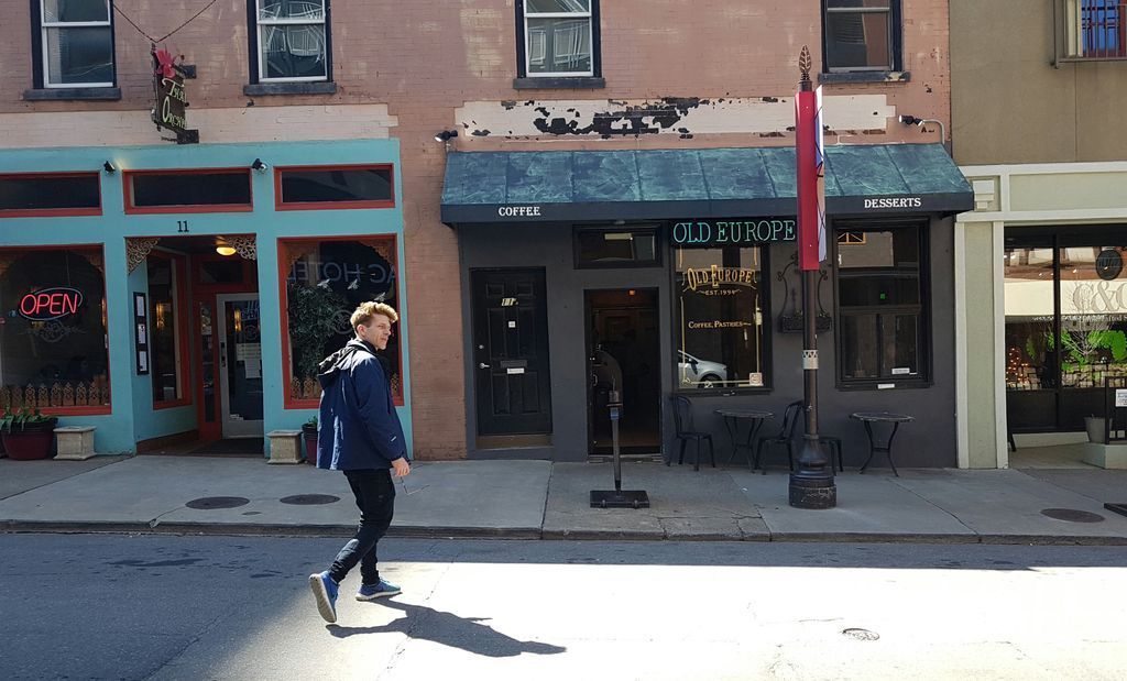 Mission completed: we found the best coffee in town. Today we are going to play a show in Lancaster! Who is going to be there to vote for #Teamblack or #Teamwhite?