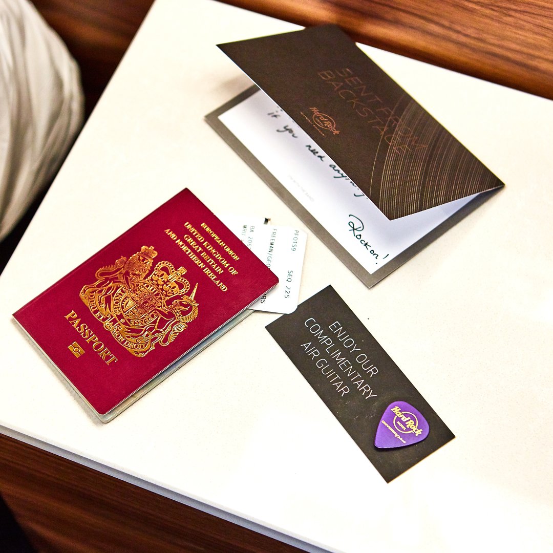 Travel essentials, sorted.
Check in and get ready to rock 🎸
#hrhlondon #hardrockhotel #hardrock