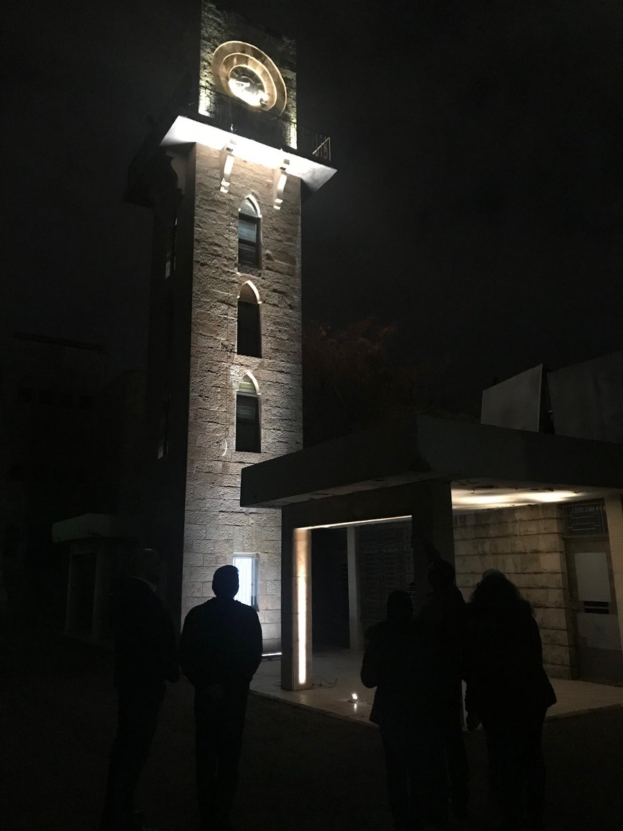 RAMIMOUSA68's tweet photo. Our @iGuzzini #Trick #lightning #amman old clock tower at #IALD Days #lightFirst @iGuzziniME ! https://t.co/WGD85UVCuM