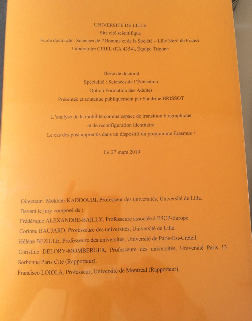 pedagoscope's tweet photo. C'est rendu et brillamment soutenu ! On a aimé les mots du jury sur la méthodologie de recherche, l'imagination créatrice, la posture déontologique au service de la parole des apprentis. Très fiers à la Direction innovation pédagogique @CCI_Paris_IdF https://t.co/yMLcCbmRku