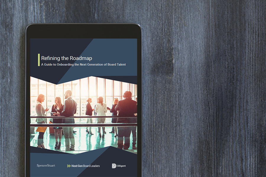 Next_Gen_Boards's tweet photo. What creative things are boards doing to get next-gen talent up to speed and contributing quickly? Our new publication explores: https://t.co/GWw3dsPZq4 @SpencerStuart @diligentHQ @BoardResources #CorpGov #NextGen https://t.co/Y9yJ1C2Sm2