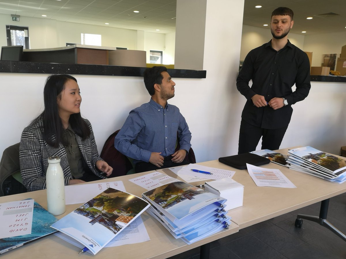 AstonSPO's tweet photo. Some of the Project Officers helped run the day for the @PSAsportpol Sport and the Identity of Politics Conference today @AstonUniversity @ConferenceAston https://t.co/ezSbntm1GY
