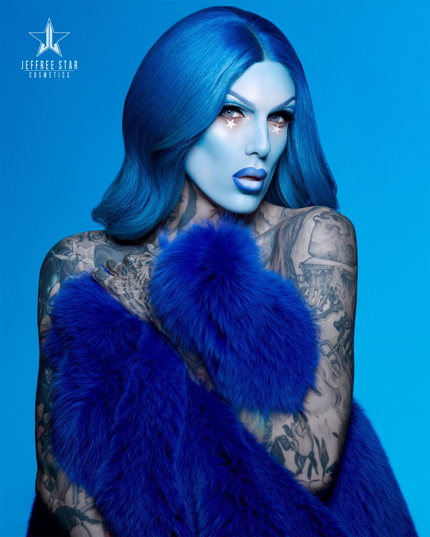 Jeffree star blue tracksuit outlet