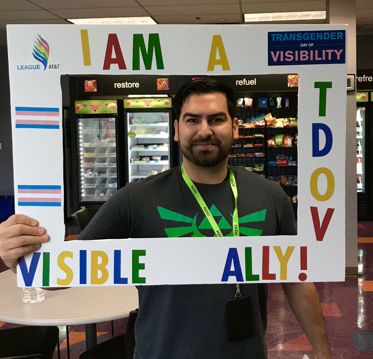 LEAGUEATTAustin's tweet photo. Transgender Day of Visibility 2019!! #TDOV2019 #transrights #nonbinary #LEAGUE #ERG #lifeatATT https://t.co/fpq0jL2u6Q