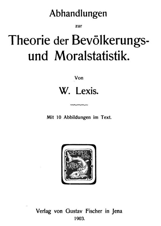 47b\\ Lexis was an opponent of Menger’s marginal utility theory, championing an objective value theory. He also advocated the use of mathematical methods in economics. His most influential works are on population statistics, currency, and insurance.