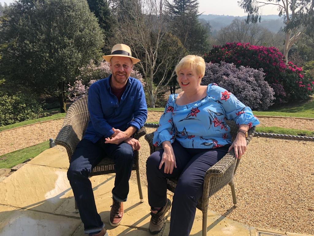 BBC Gardner’s World visit us today on the eve of our opening <a href="/pennya24group/">Penny Streeter OBE</a> <a href="/TheMontyDon/">Monty Don</a>