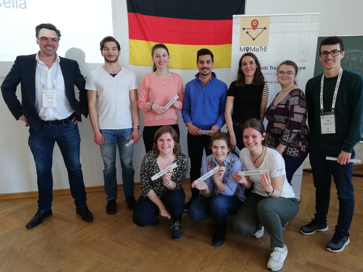 mathcitymap's tweet image. All good things come to an end. We had an intense but great time during the #MoMaTrE ISP @EUErasmusPlus @Erasmus_Project. The students from 🇫🇷🇩🇪🇸🇰🇵🇹 tested #mathcitymap, created #mathtrail tasks and conducted activities with #students. A big intercultural and mathematical success