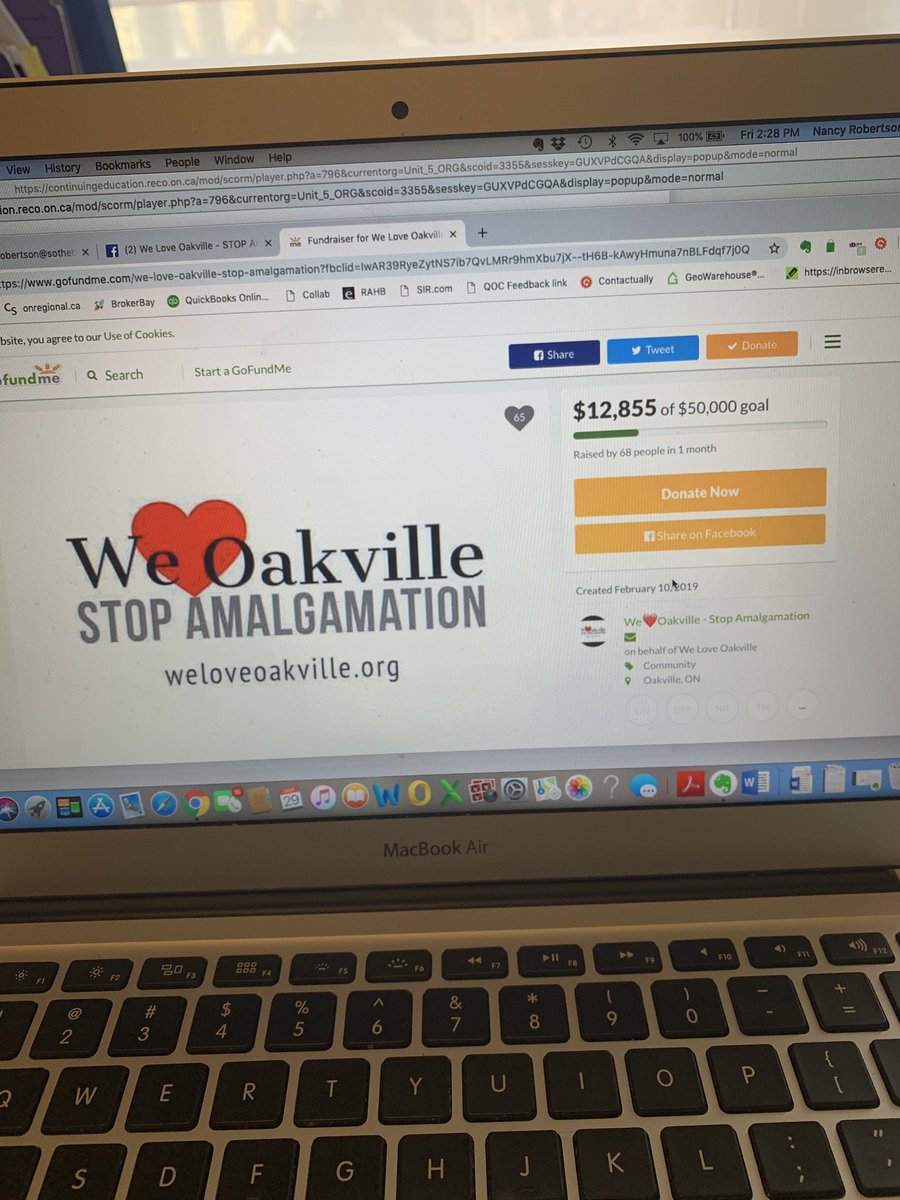 WeLoveOakville's tweet photo. $12,855 in funds raised. “Never doubt that a small group of thoughtful committed citizens can change the world...” Margaret Mead. Loving the fact that donations are as small as $5. Engaged citizens! https://t.co/6vvmzs2bz0 Don’t fix what isn’t broken. #stopamalgamation https://t.co/Fo530Auous