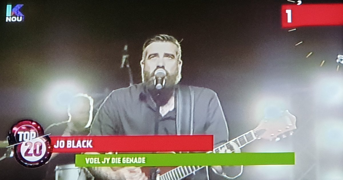 WilnaIce's tweet photo. Vir die 4de week en op die laaste #kykNETTop20 episode is jy weer op #1 @JoBlack_BTG ππππ
Baie geluk π€ #VoelJyDieGenade
@In_Afrikaans_ @InhoudHuisMedia @StarburstPromo @AfrIsGroot https://t.co/WHylNRgco5