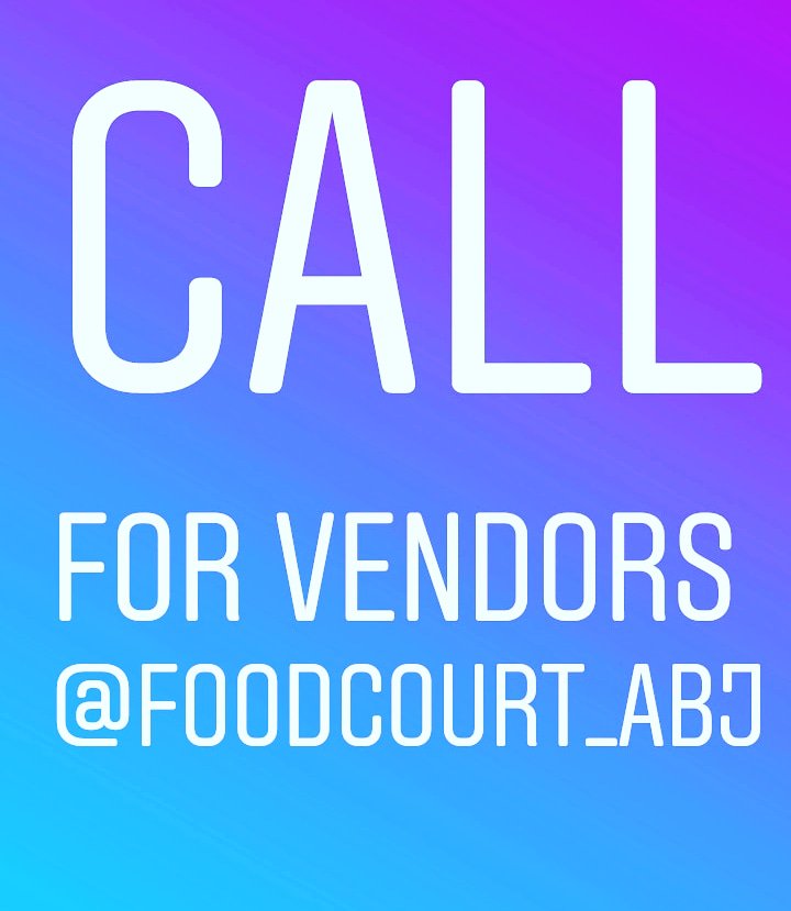 areedinpro's tweet photo. Book a stand at our Food Court. .And make sales to thousands of good food lovers . Get free promotion for your business✅✅ #wuyefoodcourt #foodcourtabuja 🍽🍹🌟🌟🌟🌟🌟 @potam1304 @iam_djleo @djskelz1 @Ochemercy3 @SocialAbuja @ReportAbuja @AbuJamajem https://t.co/kvXyx8JHx3