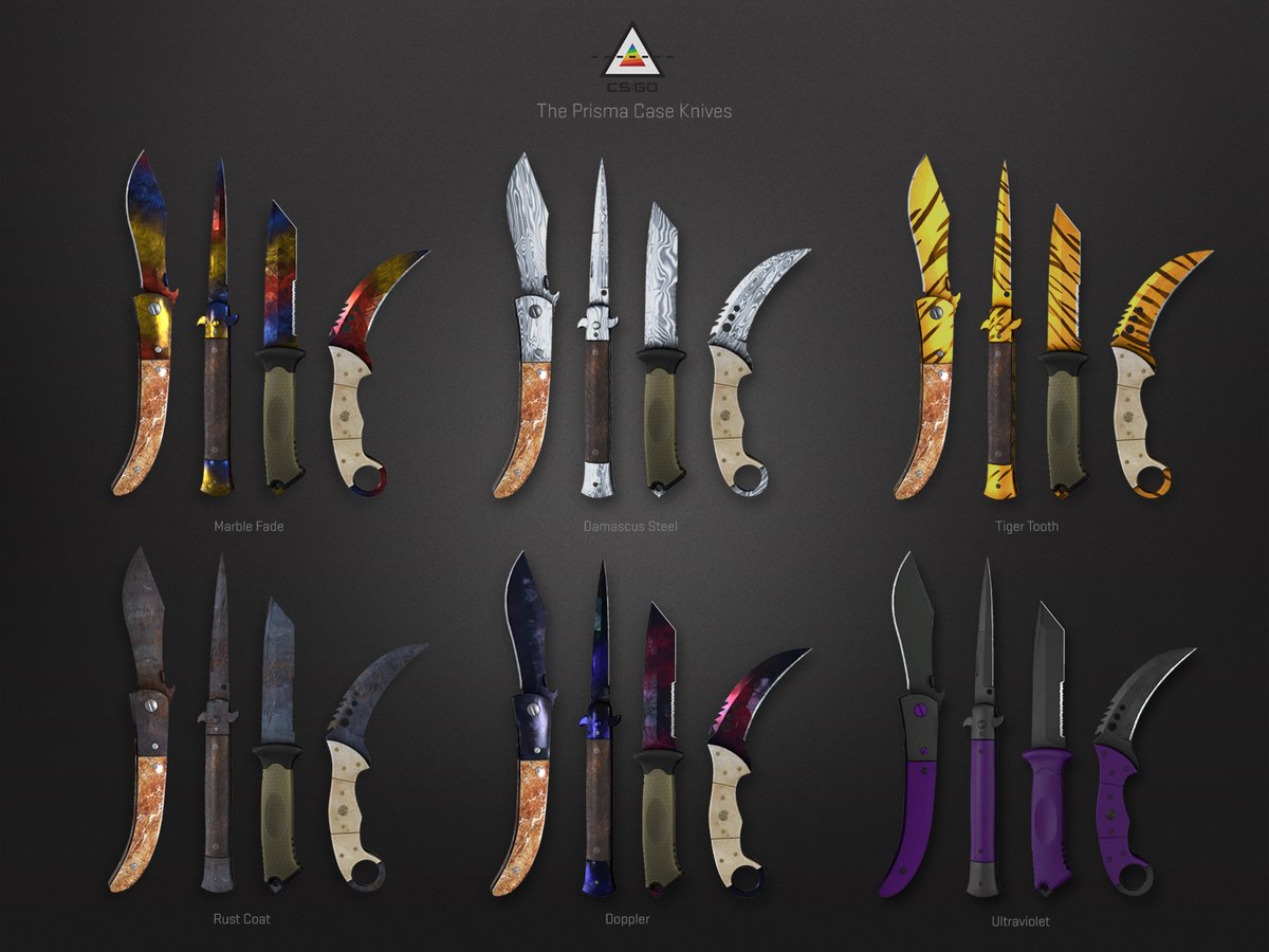MonacoCSGOShop's tweet photo. ▶️Hello everyone! I am looking to buy 💰  New The Prisma Case Knives! I can pay via PayPal / Bitcoins or Bank Transfer! Send Message on Twitter   or Add me on Steam  !◀️ GL 😃 Traders! https://t.co/6QYCh6mdPM