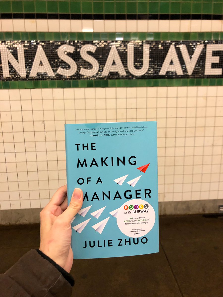Books On The Subway Find Some Great Work Place Tips For All You New Managers On Your Commute To The Office Today The Making Of Manager By Joulee Portfoliobooks Booksonthesubway