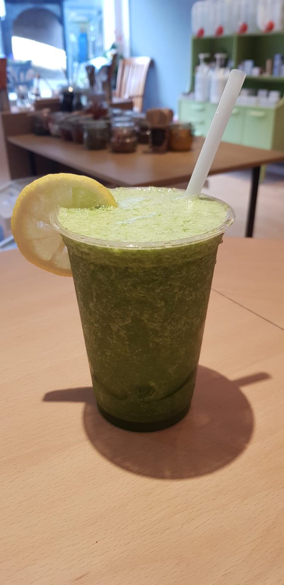 MutinyZero's tweet photo. One of our NEW smoothies debuting this weekend! Come and sit in our lovely sunny window and soak up the rays with some green goodness 😍💚 #smoothie #darlington #darlingtonbusiness #darlobiz #vegan #vegandeli #zerowasteshop #zerowastedeli https://t.co/2FOSdADeGN