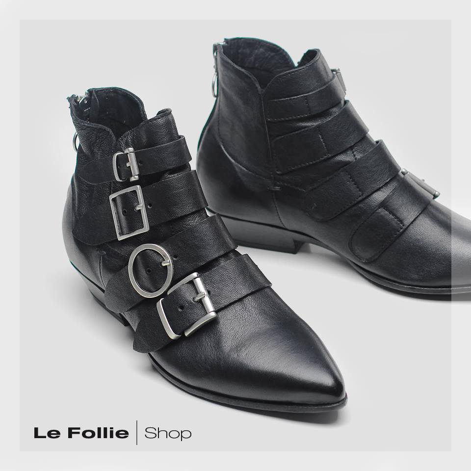 LeFollieShop's tweet photo. LEMARÈ - NEW COLLECTION SPRING SUMMER 2019
Tronchetto in pelle con zip su retro e multi cinturo frontale, suola in cuoio.
https://t.co/bO94o7RUEh https://t.co/L4yh5RQDE8