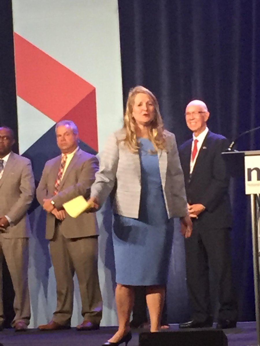 SCSBA's tweet photo. Congratulations to the 72nd @NSBAPublicEd President and the first from SC Beth Branham. @Beth_NSBA #NSBA19 @LexingtonTwo https://t.co/nJcEklvF3D